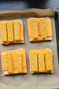 Filet-o-Fish-Toast vor dem Backen