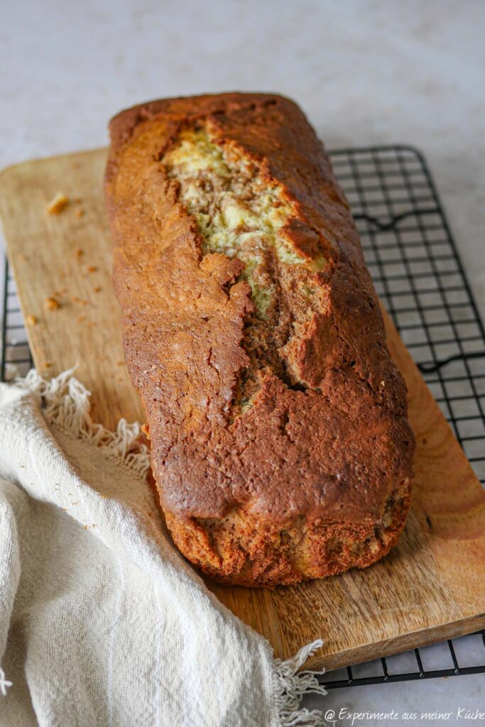 Zimtkuchen nach dem Backen