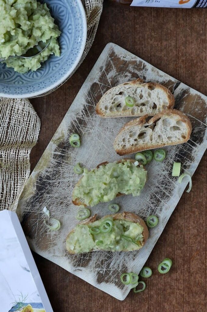 Zubereitung Bruschetta mit Lachs
