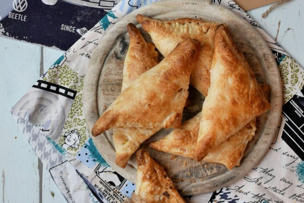 Blätterteigtaschen mit Rührei
