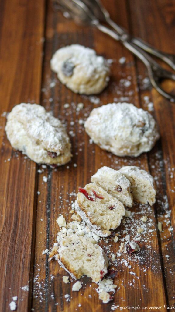 kleiner Stollen aufgeschnitten
